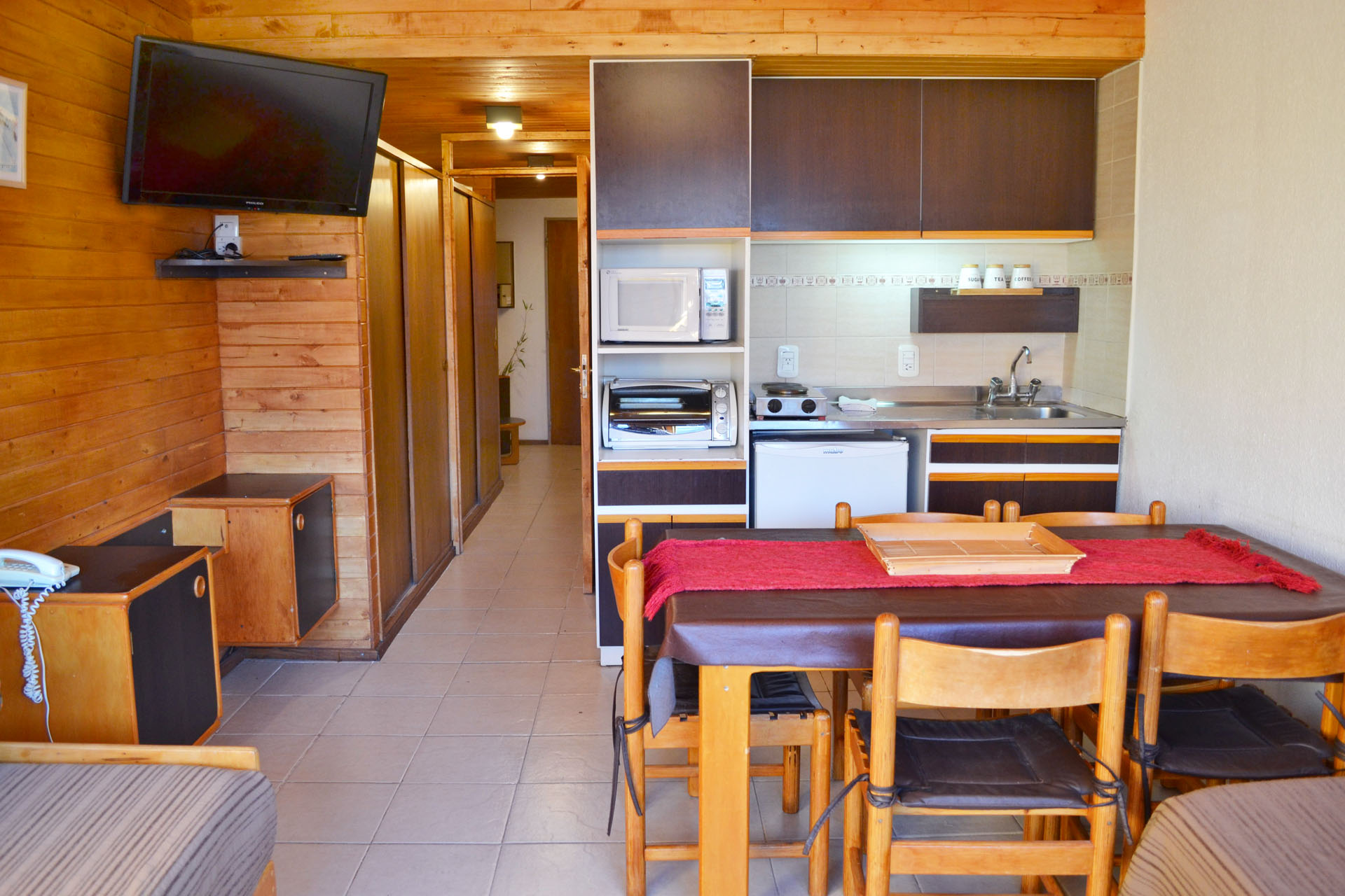 4 camas individuales - 2 Ambientes